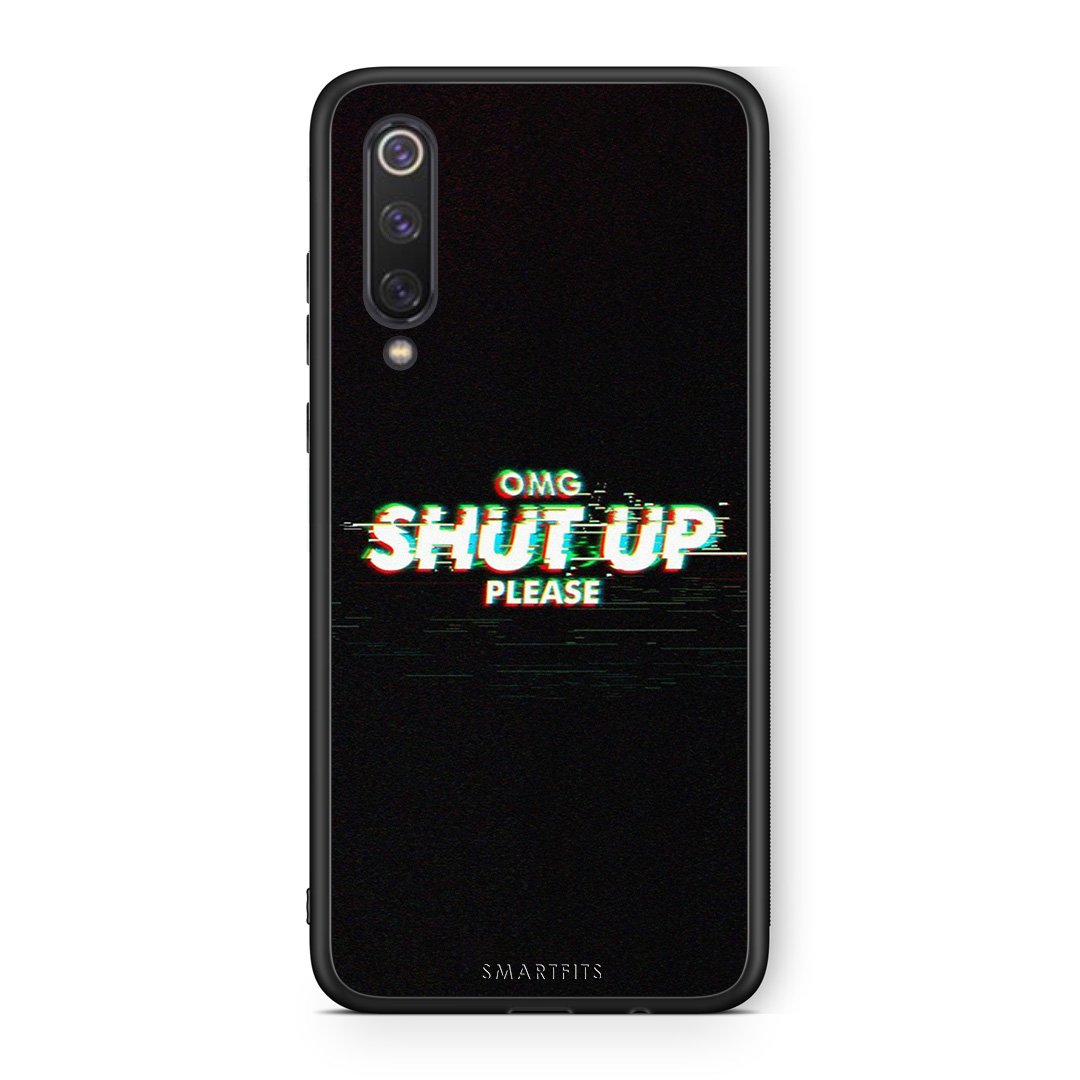 Xiaomi Mi 9 SE OMG ShutUp θήκη από τη Smartfits με σχέδιο στο πίσω μέρος και μαύρο περίβλημα | Smartphone case with colorful back and black bezels by Smartfits