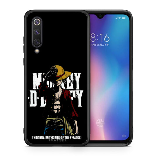 Θήκη Xiaomi Mi 9 SE Pirate King από τη Smartfits με σχέδιο στο πίσω μέρος και μαύρο περίβλημα | Xiaomi Mi 9 SE Pirate King case with colorful back and black bezels