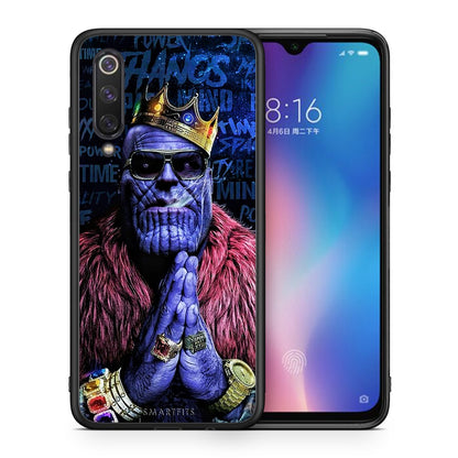 Θήκη Xiaomi Mi 9 SE Thanos PopArt από τη Smartfits με σχέδιο στο πίσω μέρος και μαύρο περίβλημα | Xiaomi Mi 9 SE Thanos PopArt case with colorful back and black bezels