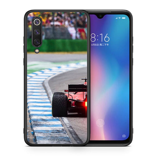 Θήκη Xiaomi Mi 9 SE Racing Vibes από τη Smartfits με σχέδιο στο πίσω μέρος και μαύρο περίβλημα | Xiaomi Mi 9 SE Racing Vibes case with colorful back and black bezels