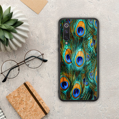 Real Peacock Feathers - Xiaomi Mi 9 SE θήκη