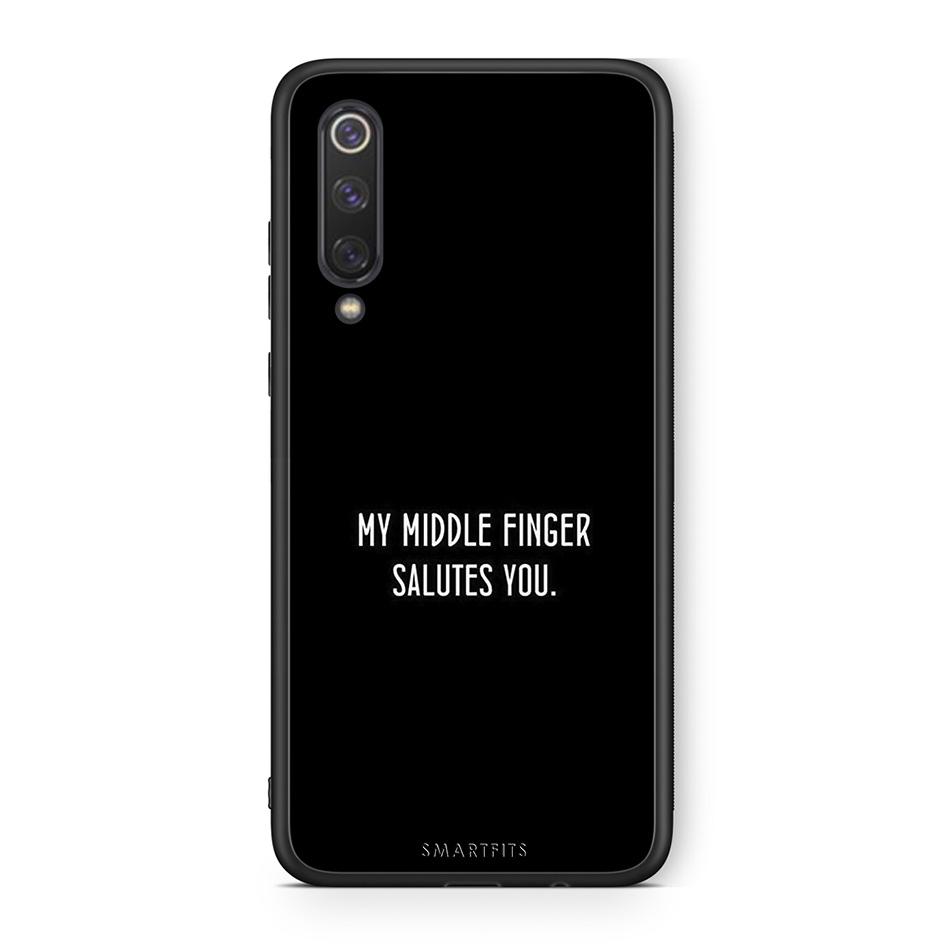 Xiaomi Mi 9 SE Salute θήκη από τη Smartfits με σχέδιο στο πίσω μέρος και μαύρο περίβλημα | Smartphone case with colorful back and black bezels by Smartfits