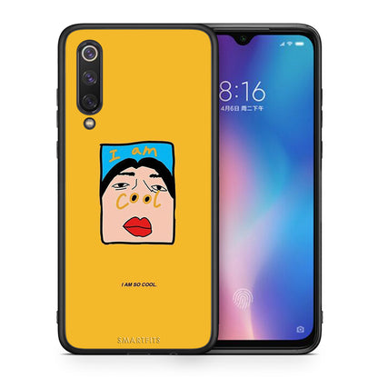 Θήκη Αγίου Βαλεντίνου Xiaomi Mi 9 SE So Cool από τη Smartfits με σχέδιο στο πίσω μέρος και μαύρο περίβλημα | Xiaomi Mi 9 SE So Cool case with colorful back and black bezels