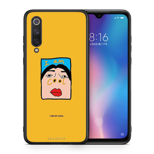 Θήκη Αγίου Βαλεντίνου Xiaomi Mi 9 SE So Cool από τη Smartfits με σχέδιο στο πίσω μέρος και μαύρο περίβλημα | Xiaomi Mi 9 SE So Cool case with colorful back and black bezels