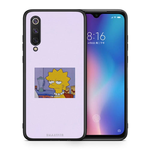 Θήκη Xiaomi Mi 9 SE So Happy από τη Smartfits με σχέδιο στο πίσω μέρος και μαύρο περίβλημα | Xiaomi Mi 9 SE So Happy case with colorful back and black bezels