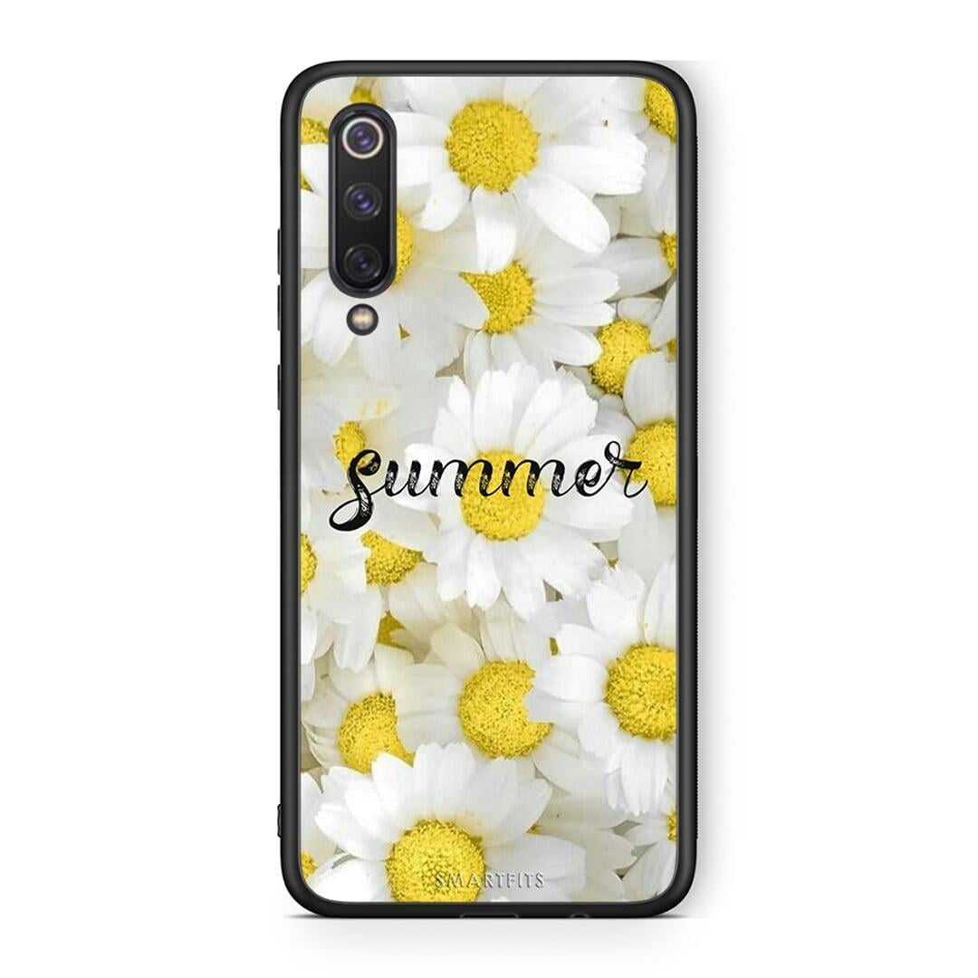 Xiaomi Mi 9 SE Summer Daisies Θήκη από τη Smartfits με σχέδιο στο πίσω μέρος και μαύρο περίβλημα | Smartphone case with colorful back and black bezels by Smartfits