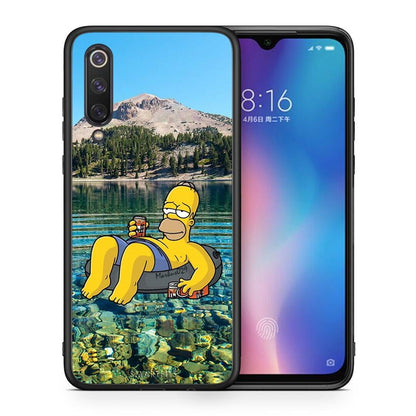 Θήκη Xiaomi Mi 9 SE Summer Happiness από τη Smartfits με σχέδιο στο πίσω μέρος και μαύρο περίβλημα | Xiaomi Mi 9 SE Summer Happiness case with colorful back and black bezels