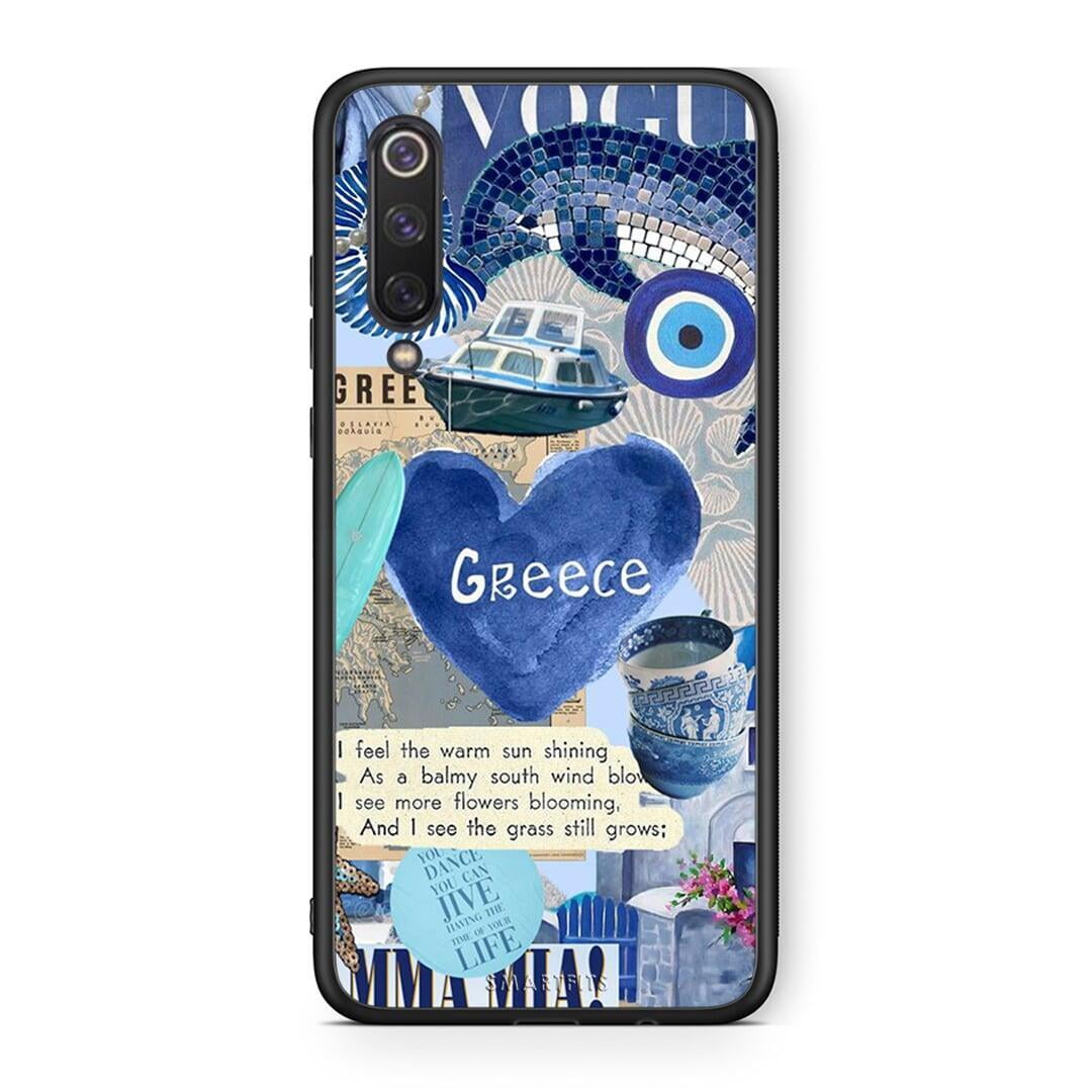 Xiaomi Mi 9 SE Summer In Greece Θήκη από τη Smartfits με σχέδιο στο πίσω μέρος και μαύρο περίβλημα | Smartphone case with colorful back and black bezels by Smartfits