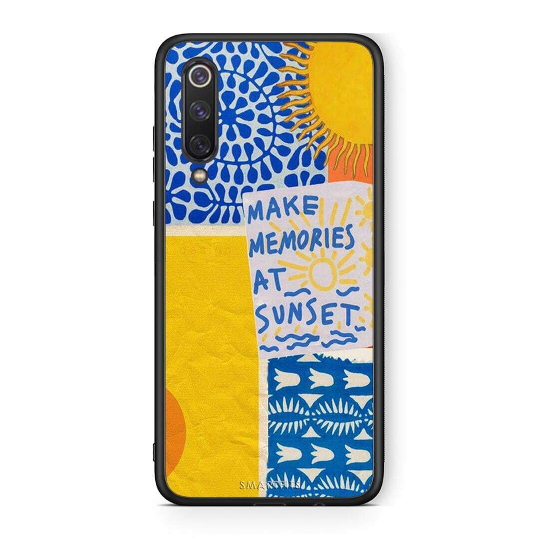 Xiaomi Mi 9 SE Sunset Memories Θήκη από τη Smartfits με σχέδιο στο πίσω μέρος και μαύρο περίβλημα | Smartphone case with colorful back and black bezels by Smartfits