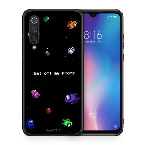 Θήκη Xiaomi Mi 9 SE AFK Text από τη Smartfits με σχέδιο στο πίσω μέρος και μαύρο περίβλημα | Xiaomi Mi 9 SE AFK Text case with colorful back and black bezels