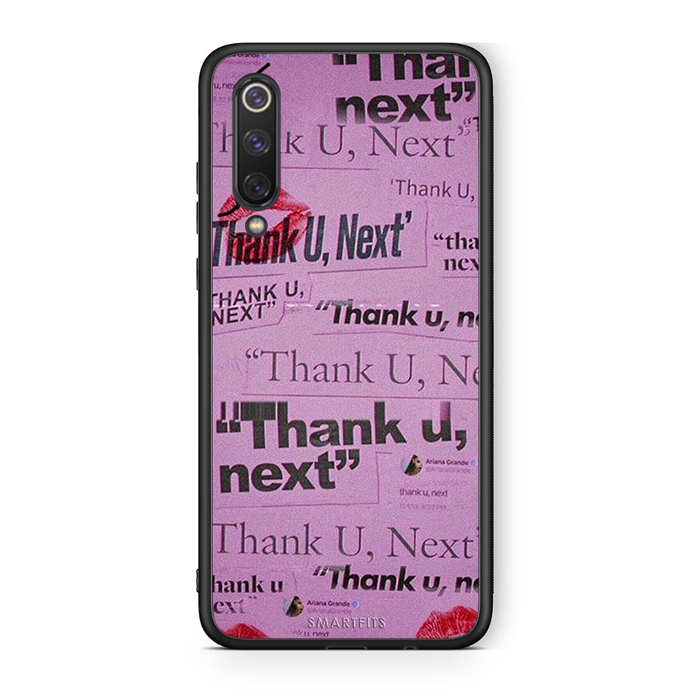 Xiaomi Mi 9 SE Thank You Next Θήκη Αγίου Βαλεντίνου από τη Smartfits με σχέδιο στο πίσω μέρος και μαύρο περίβλημα | Smartphone case with colorful back and black bezels by Smartfits