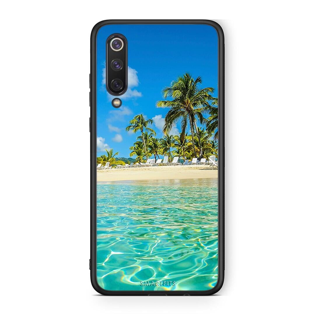 Xiaomi Mi 9 SE Tropical Vibes Θήκη από τη Smartfits με σχέδιο στο πίσω μέρος και μαύρο περίβλημα | Smartphone case with colorful back and black bezels by Smartfits