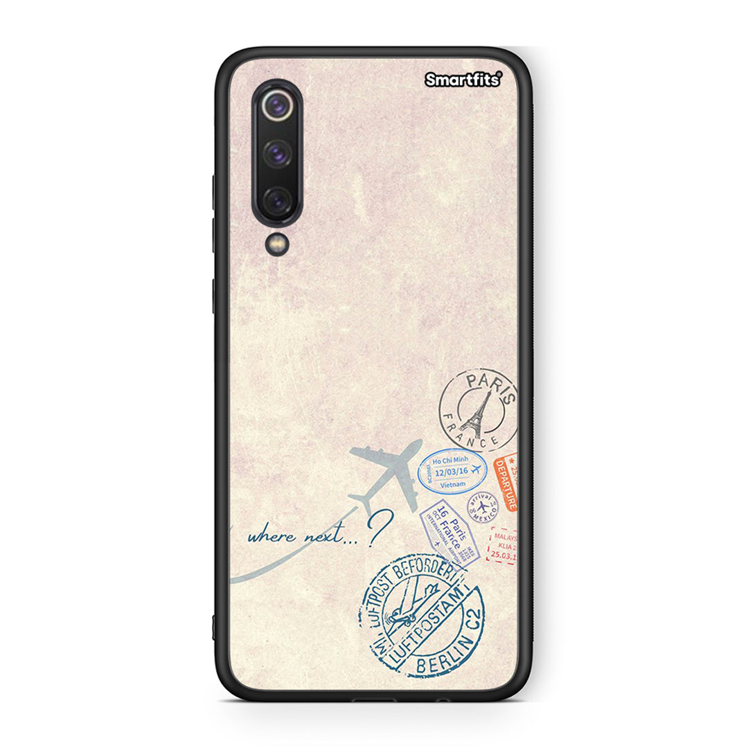 Xiaomi Mi 9 SE Where Next Θήκη από τη Smartfits με σχέδιο στο πίσω μέρος και μαύρο περίβλημα | Smartphone case with colorful back and black bezels by Smartfits