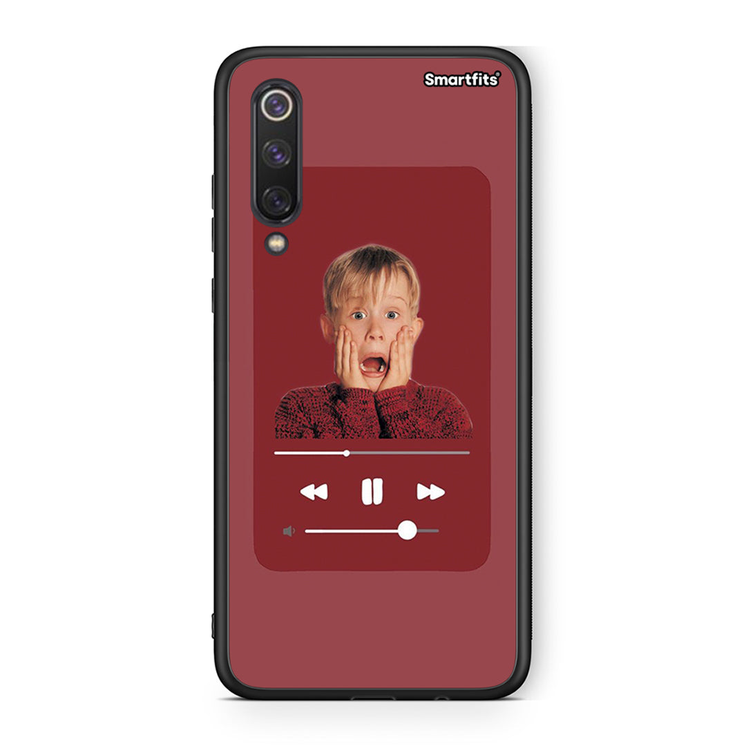 Xiaomi Mi 9 SE Xmas Alone Music θήκη από τη Smartfits με σχέδιο στο πίσω μέρος και μαύρο περίβλημα | Smartphone case with colorful back and black bezels by Smartfits
