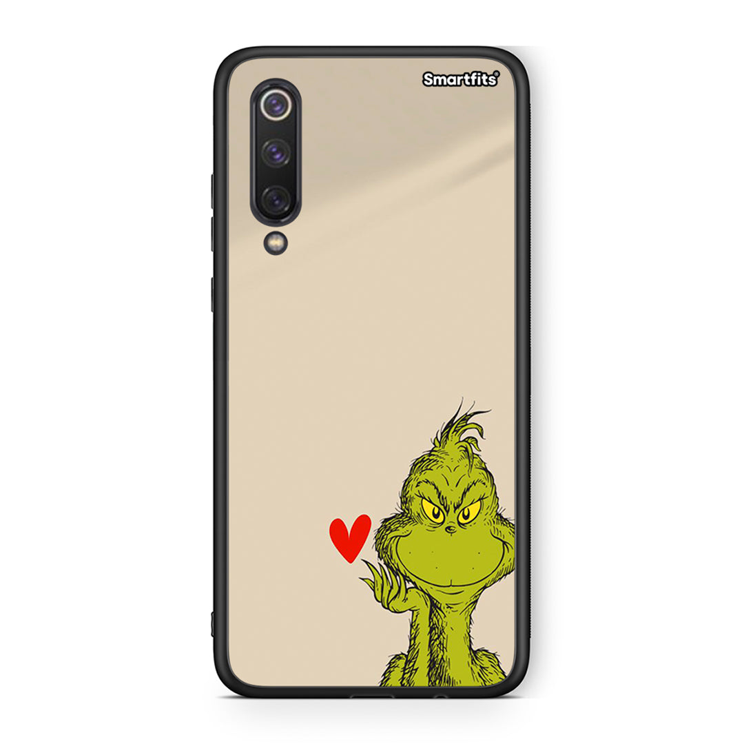 Xiaomi Mi 9 SE Xmas Grinch θήκη από τη Smartfits με σχέδιο στο πίσω μέρος και μαύρο περίβλημα | Smartphone case with colorful back and black bezels by Smartfits