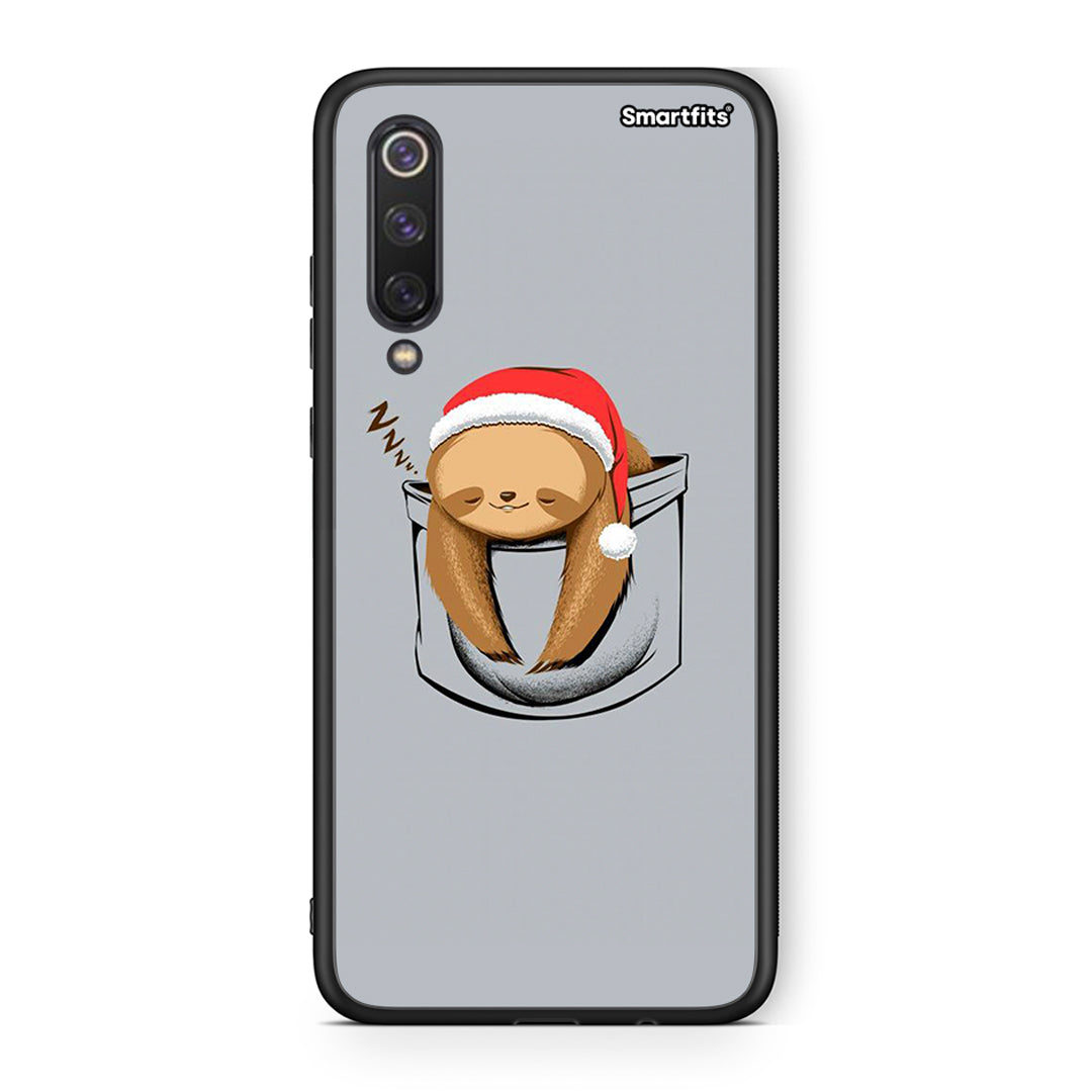 Xiaomi Mi 9 SE Xmas Zzzz θήκη από τη Smartfits με σχέδιο στο πίσω μέρος και μαύρο περίβλημα | Smartphone case with colorful back and black bezels by Smartfits