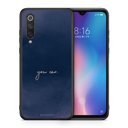 Θήκη Xiaomi Mi 9 SE You Can από τη Smartfits με σχέδιο στο πίσω μέρος και μαύρο περίβλημα | Xiaomi Mi 9 SE You Can case with colorful back and black bezels