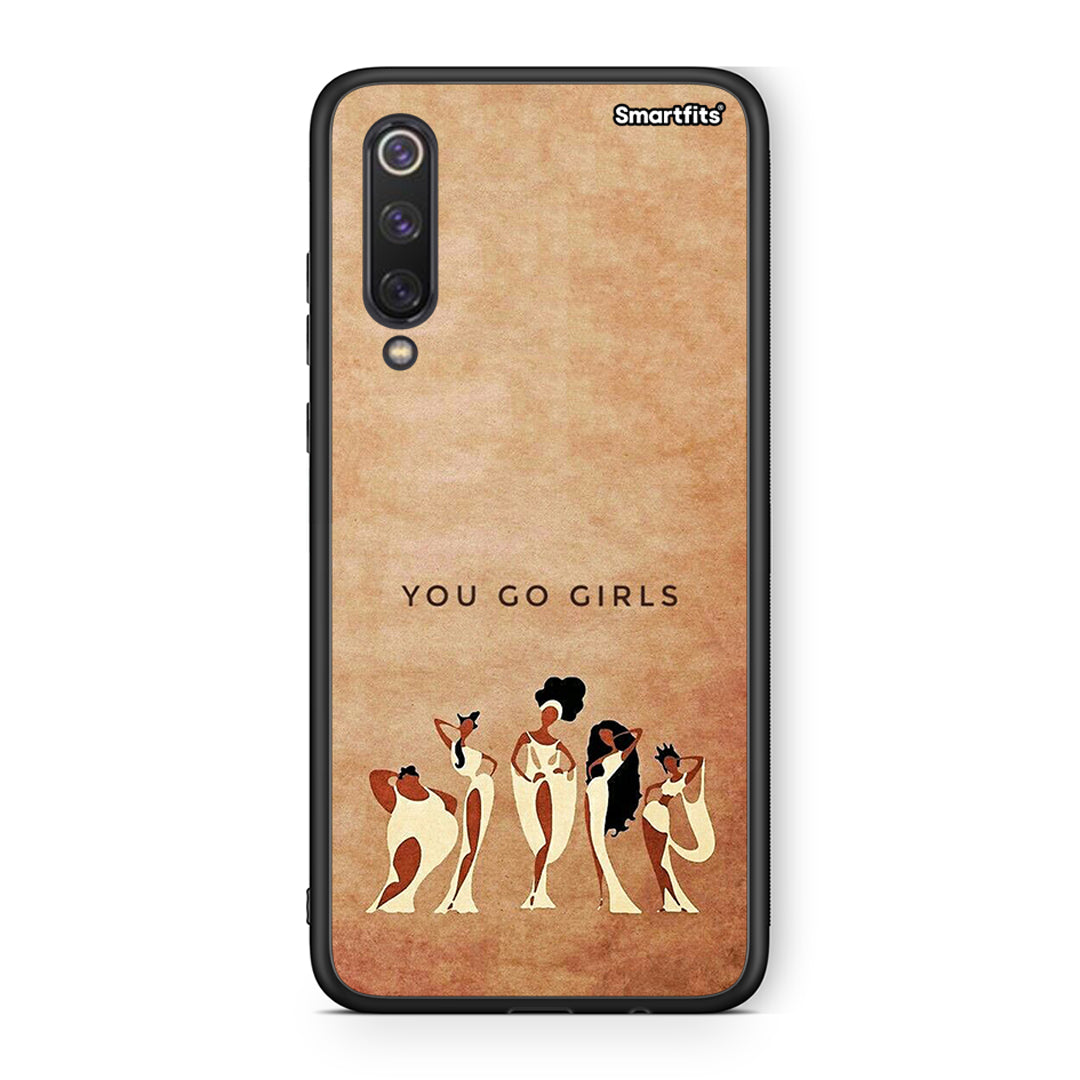 Xiaomi Mi 9 SE You Go Girl θήκη από τη Smartfits με σχέδιο στο πίσω μέρος και μαύρο περίβλημα | Smartphone case with colorful back and black bezels by Smartfits
