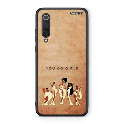 Xiaomi Mi 9 SE You Go Girl θήκη από τη Smartfits με σχέδιο στο πίσω μέρος και μαύρο περίβλημα | Smartphone case with colorful back and black bezels by Smartfits