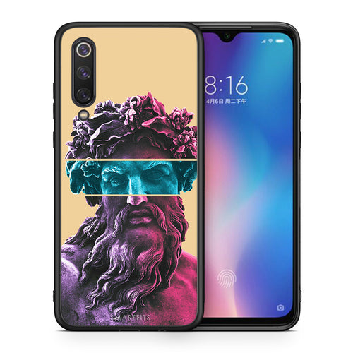 Θήκη Αγίου Βαλεντίνου Xiaomi Mi 9 SE Zeus Art από τη Smartfits με σχέδιο στο πίσω μέρος και μαύρο περίβλημα | Xiaomi Mi 9 SE Zeus Art case with colorful back and black bezels