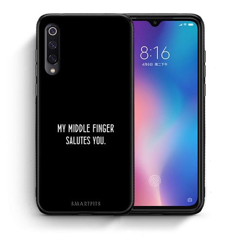 Θήκη Xiaomi Mi 9 Salute από τη Smartfits με σχέδιο στο πίσω μέρος και μαύρο περίβλημα | Xiaomi Mi 9 Salute case with colorful back and black bezels