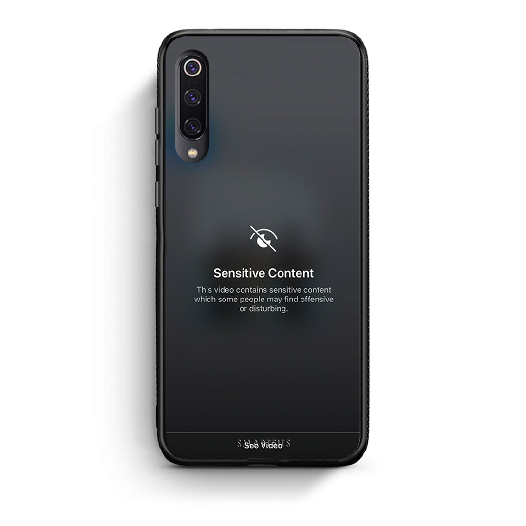 Xiaomi Mi 9 Sensitive Content θήκη από τη Smartfits με σχέδιο στο πίσω μέρος και μαύρο περίβλημα | Smartphone case with colorful back and black bezels by Smartfits