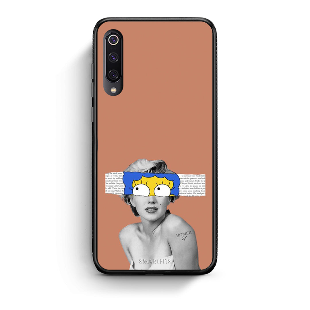 Xiaomi Mi 9 Sim Merilyn θήκη από τη Smartfits με σχέδιο στο πίσω μέρος και μαύρο περίβλημα | Smartphone case with colorful back and black bezels by Smartfits