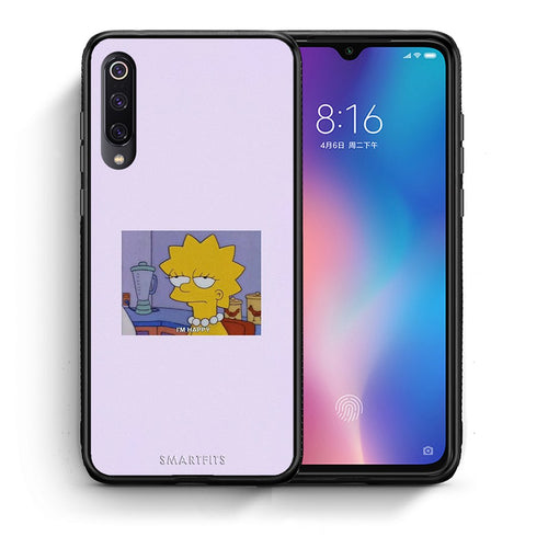 Θήκη Xiaomi Mi 9 So Happy από τη Smartfits με σχέδιο στο πίσω μέρος και μαύρο περίβλημα | Xiaomi Mi 9 So Happy case with colorful back and black bezels