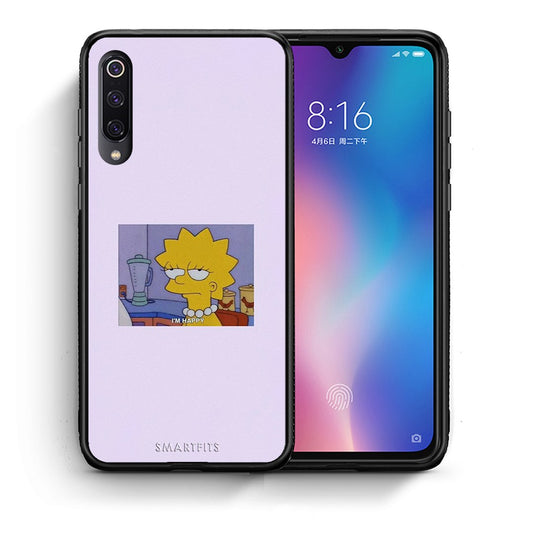 Θήκη Xiaomi Mi 9 So Happy από τη Smartfits με σχέδιο στο πίσω μέρος και μαύρο περίβλημα | Xiaomi Mi 9 So Happy case with colorful back and black bezels