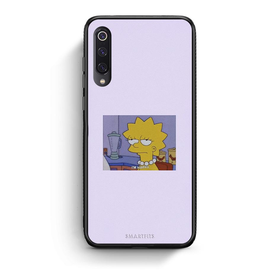 Xiaomi Mi 9 So Happy θήκη από τη Smartfits με σχέδιο στο πίσω μέρος και μαύρο περίβλημα | Smartphone case with colorful back and black bezels by Smartfits