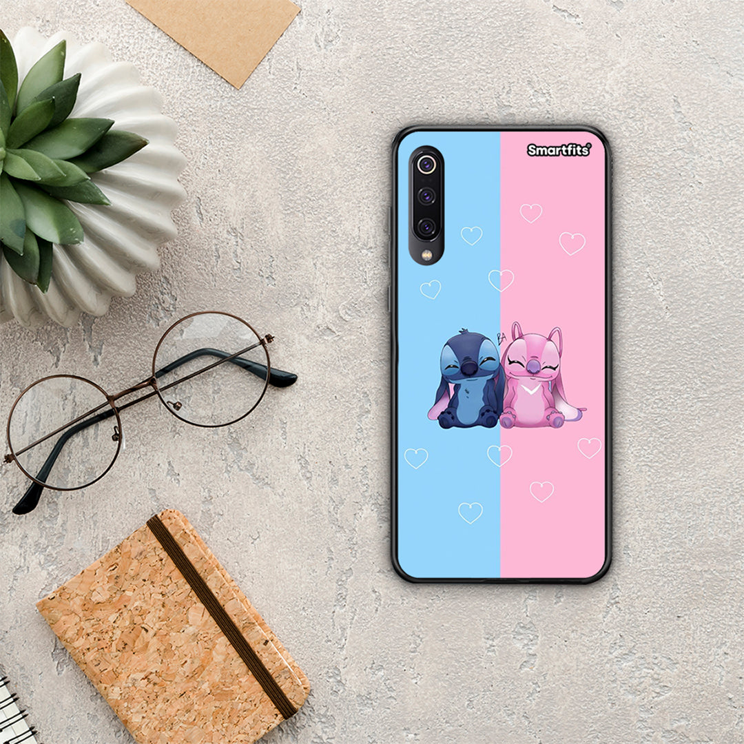 Stitch And Angel - Xiaomi Mi 9 θήκη