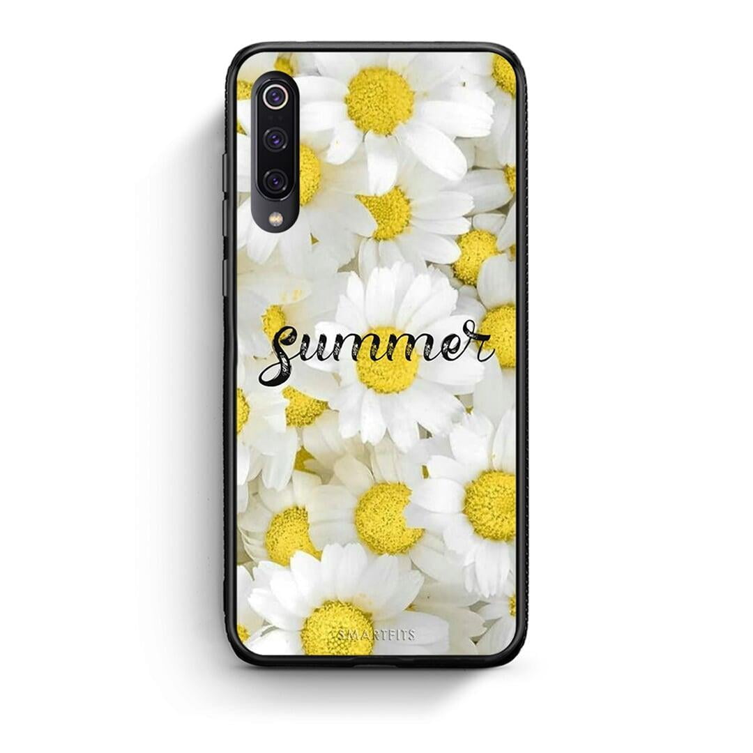 Xiaomi Mi 9 Summer Daisies Θήκη από τη Smartfits με σχέδιο στο πίσω μέρος και μαύρο περίβλημα | Smartphone case with colorful back and black bezels by Smartfits