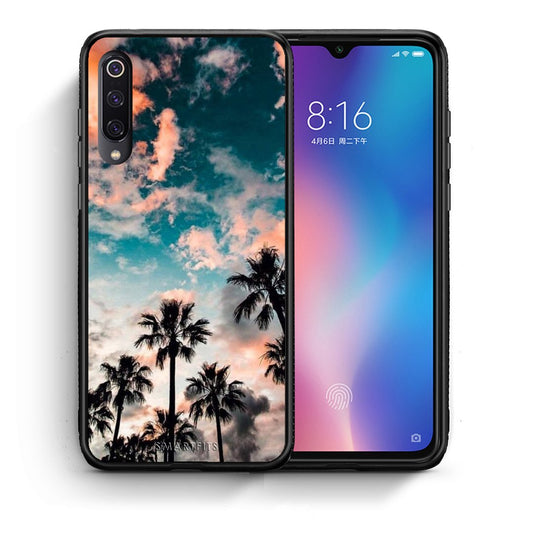 Θήκη Xiaomi Mi 9 Sky Summer από τη Smartfits με σχέδιο στο πίσω μέρος και μαύρο περίβλημα | Xiaomi Mi 9 Sky Summer case with colorful back and black bezels
