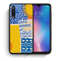 Thumbnail for Θήκη Xiaomi Mi 9 Sunset Memories από τη Smartfits με σχέδιο στο πίσω μέρος και μαύρο περίβλημα | Xiaomi Mi 9 Sunset Memories case with colorful back and black bezels