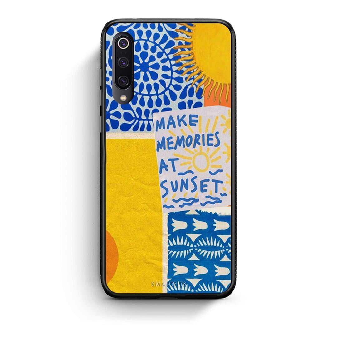 Xiaomi Mi 9 Sunset Memories Θήκη από τη Smartfits με σχέδιο στο πίσω μέρος και μαύρο περίβλημα | Smartphone case with colorful back and black bezels by Smartfits