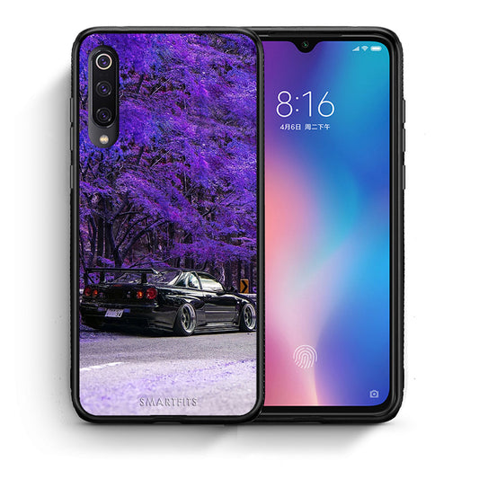 Θήκη Αγίου Βαλεντίνου Xiaomi Mi 9 Super Car από τη Smartfits με σχέδιο στο πίσω μέρος και μαύρο περίβλημα | Xiaomi Mi 9 Super Car case with colorful back and black bezels