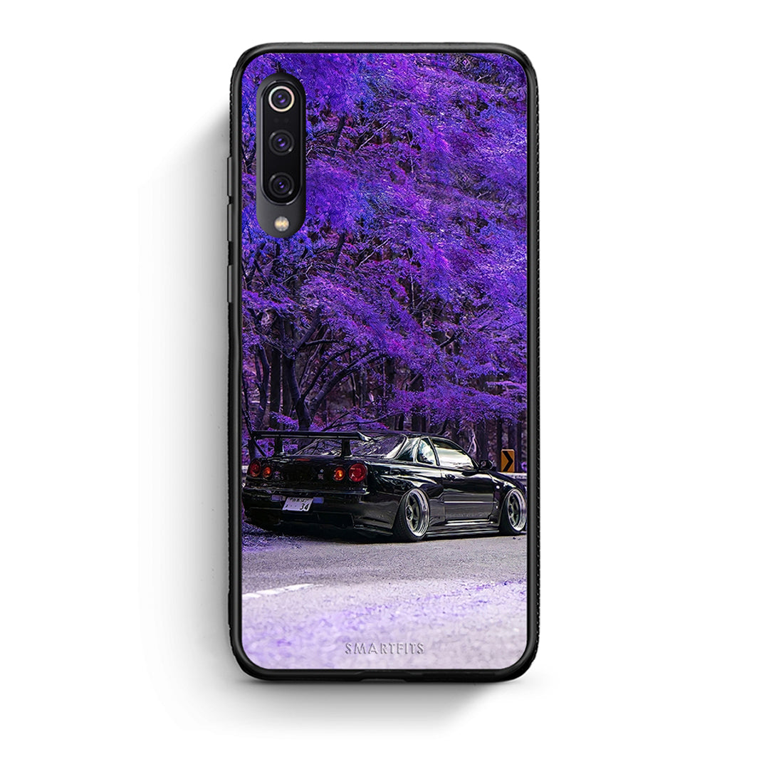 Xiaomi Mi 9 Super Car Θήκη Αγίου Βαλεντίνου από τη Smartfits με σχέδιο στο πίσω μέρος και μαύρο περίβλημα | Smartphone case with colorful back and black bezels by Smartfits