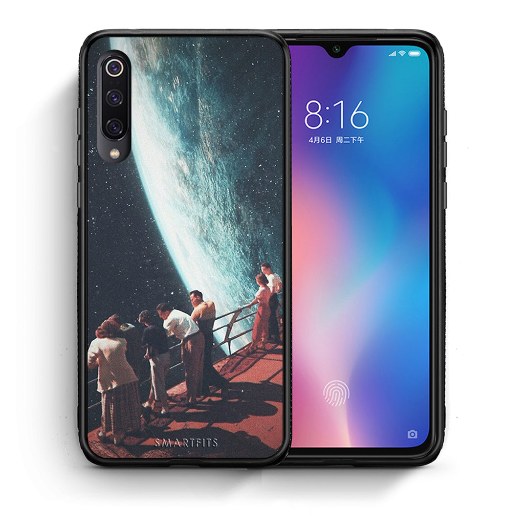 Θήκη Xiaomi Mi 9 Surreal View από τη Smartfits με σχέδιο στο πίσω μέρος και μαύρο περίβλημα | Xiaomi Mi 9 Surreal View case with colorful back and black bezels