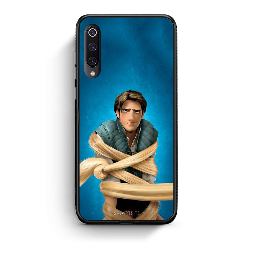 Xiaomi Mi 9 Tangled 1 Θήκη Αγίου Βαλεντίνου από τη Smartfits με σχέδιο στο πίσω μέρος και μαύρο περίβλημα | Smartphone case with colorful back and black bezels by Smartfits