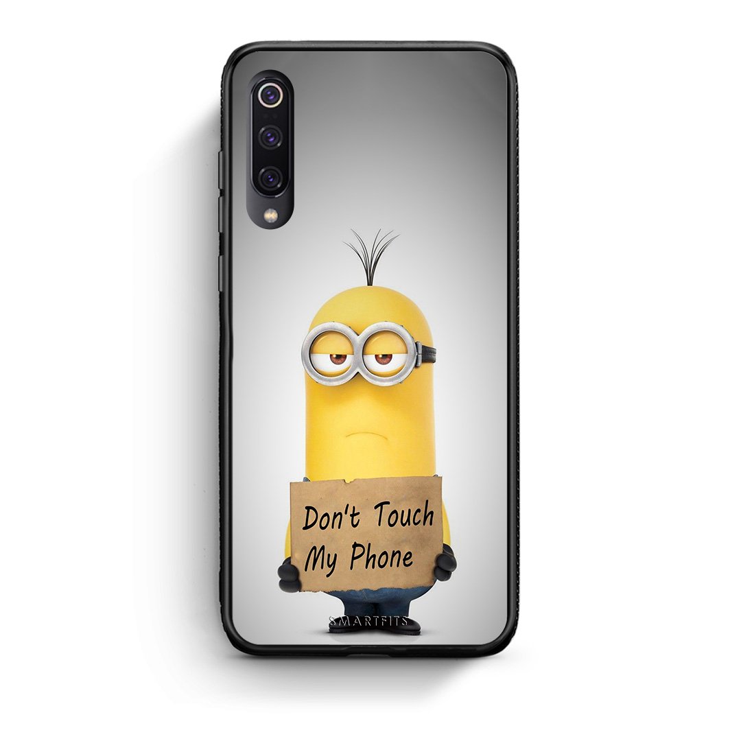 4 - Xiaomi Mi 9 Minion Text case, cover, bumper