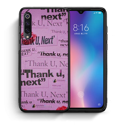 Θήκη Αγίου Βαλεντίνου Xiaomi Mi 9 Thank You Next από τη Smartfits με σχέδιο στο πίσω μέρος και μαύρο περίβλημα | Xiaomi Mi 9 Thank You Next case with colorful back and black bezels