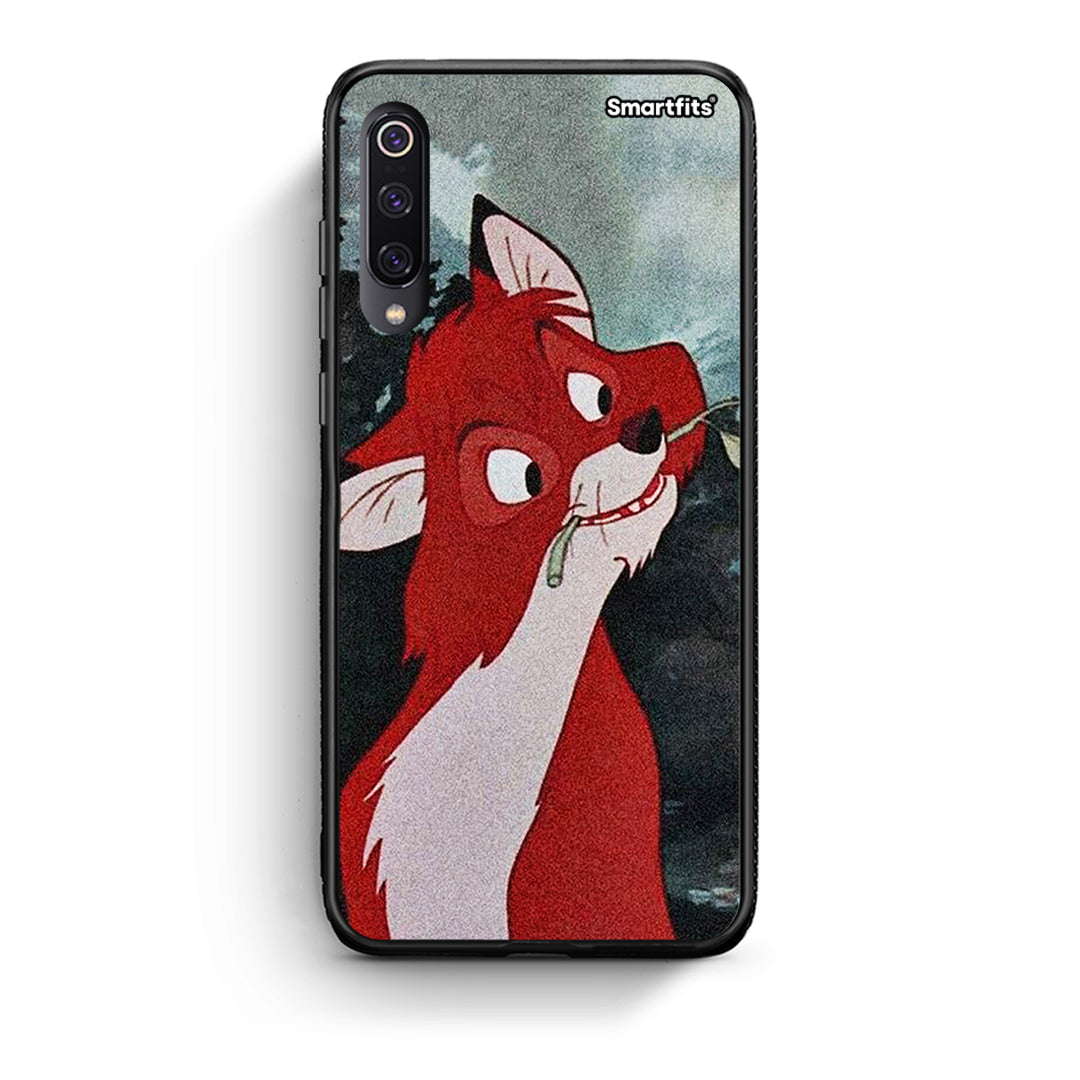 Xiaomi Mi 9 Tod And Vixey Love 1 θήκη από τη Smartfits με σχέδιο στο πίσω μέρος και μαύρο περίβλημα | Smartphone case with colorful back and black bezels by Smartfits