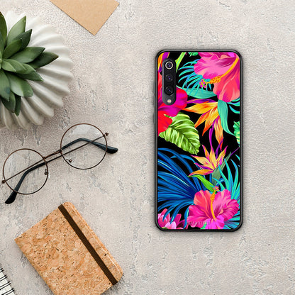 Tropical Flowers - Xiaomi Mi 9 θήκη