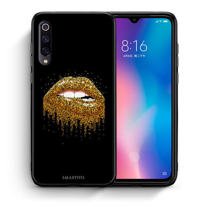 Θήκη Xiaomi Mi 9 Golden Valentine από τη Smartfits με σχέδιο στο πίσω μέρος και μαύρο περίβλημα | Xiaomi Mi 9 Golden Valentine case with colorful back and black bezels