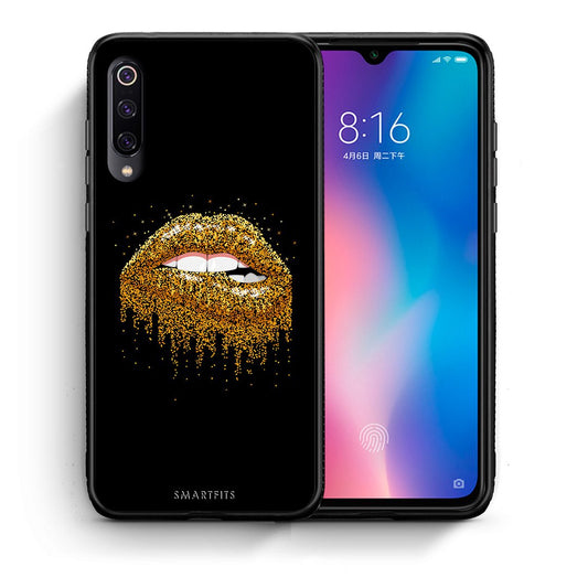 Θήκη Xiaomi Mi 9 Golden Valentine από τη Smartfits με σχέδιο στο πίσω μέρος και μαύρο περίβλημα | Xiaomi Mi 9 Golden Valentine case with colorful back and black bezels