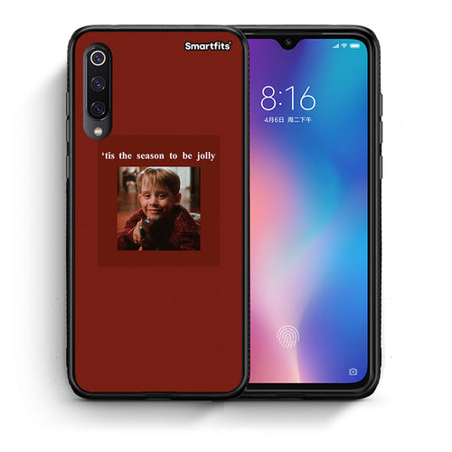 Θήκη Xiaomi Mi 9 Xmas Ultimate Spirit από τη Smartfits με σχέδιο στο πίσω μέρος και μαύρο περίβλημα | Xiaomi Mi 9 Xmas Ultimate Spirit case with colorful back and black bezels