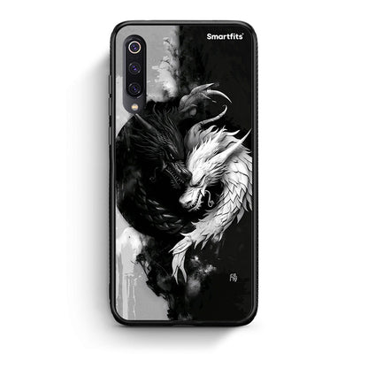 Xiaomi Mi 9 Yin Yang Θήκη από τη Smartfits με σχέδιο στο πίσω μέρος και μαύρο περίβλημα | Smartphone case with colorful back and black bezels by Smartfits