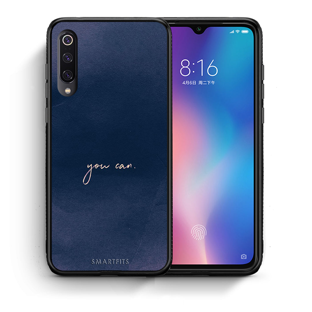 Θήκη Xiaomi Mi 9 You Can από τη Smartfits με σχέδιο στο πίσω μέρος και μαύρο περίβλημα | Xiaomi Mi 9 You Can case with colorful back and black bezels