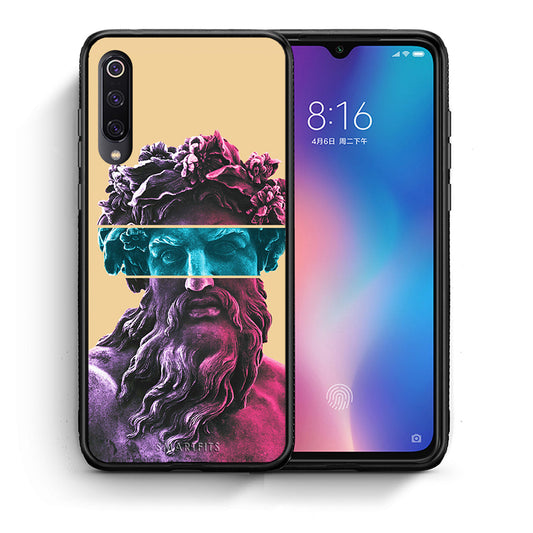 Θήκη Αγίου Βαλεντίνου Xiaomi Mi 9 Zeus Art από τη Smartfits με σχέδιο στο πίσω μέρος και μαύρο περίβλημα | Xiaomi Mi 9 Zeus Art case with colorful back and black bezels