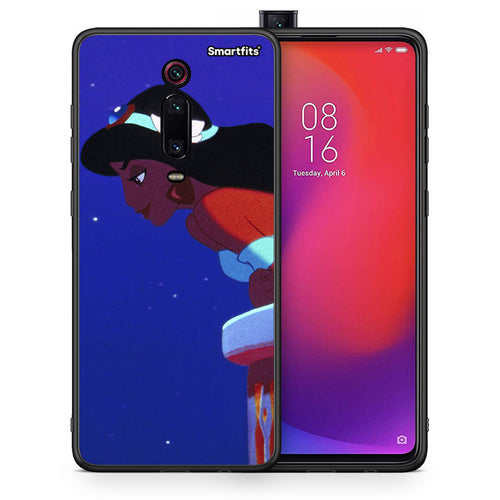 Θήκη Xiaomi Mi 9T Alladin And Jasmine Love 2 από τη Smartfits με σχέδιο στο πίσω μέρος και μαύρο περίβλημα | Xiaomi Mi 9T Alladin And Jasmine Love 2 case with colorful back and black bezels